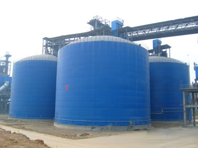 松柏镇水泥钢板库改造