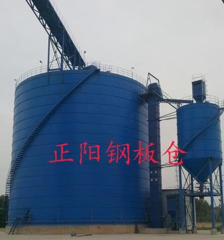 松柏镇大型矿粉钢板库