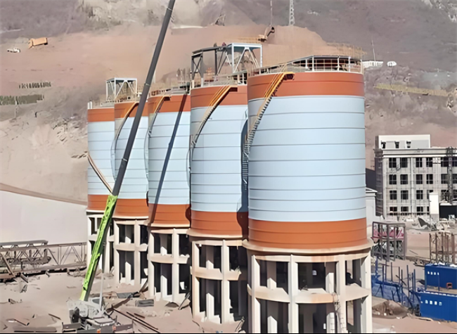 松柏镇高架钢板仓